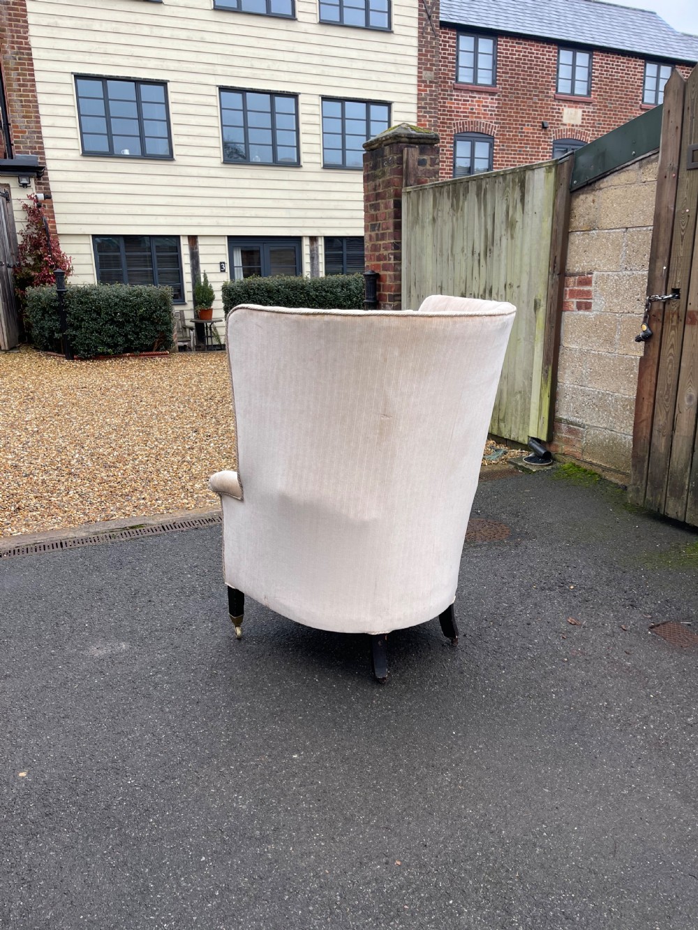 Nineteenth Century barrel back armchair  View III