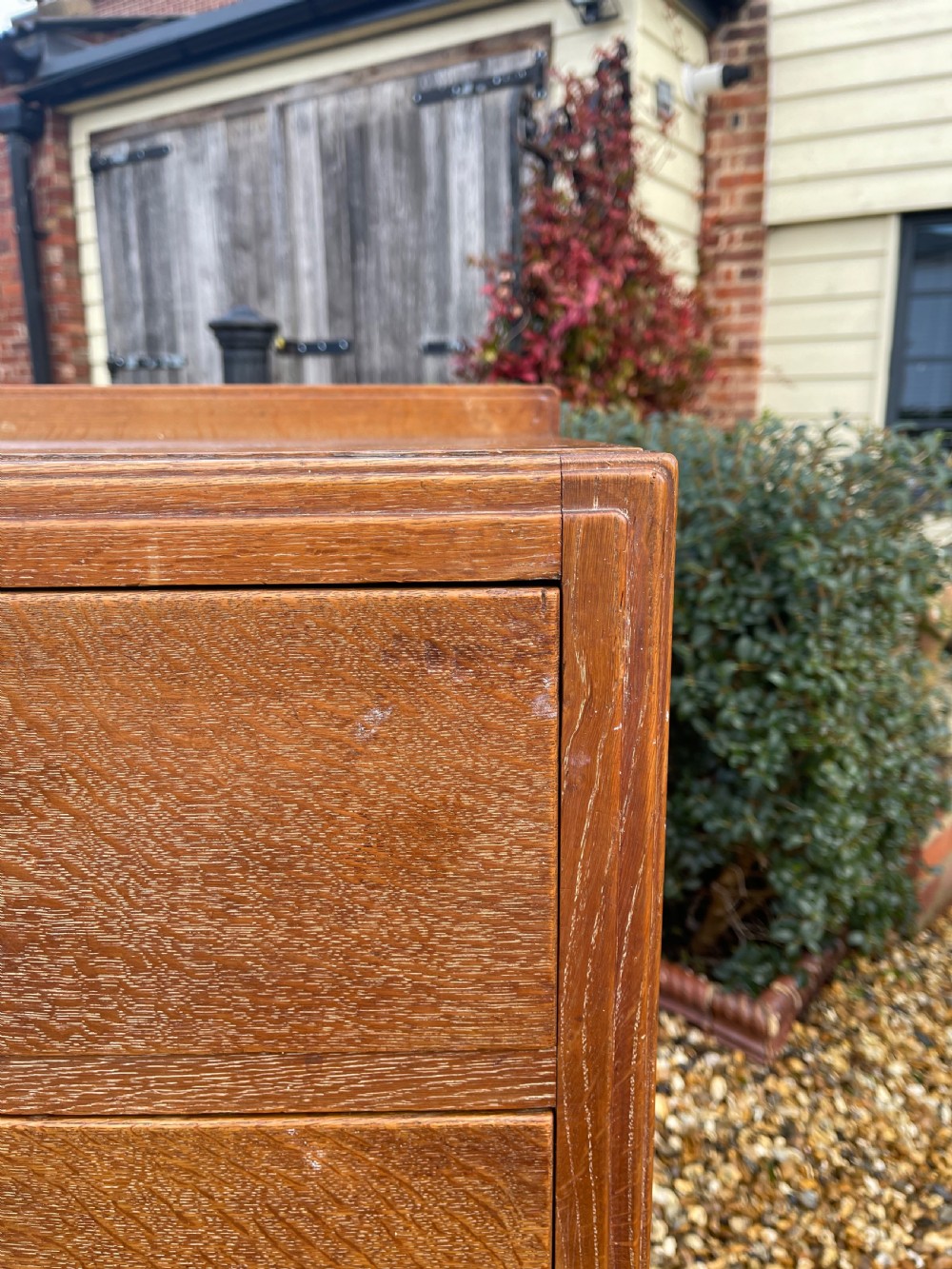Heals oak chest of drawers  View V