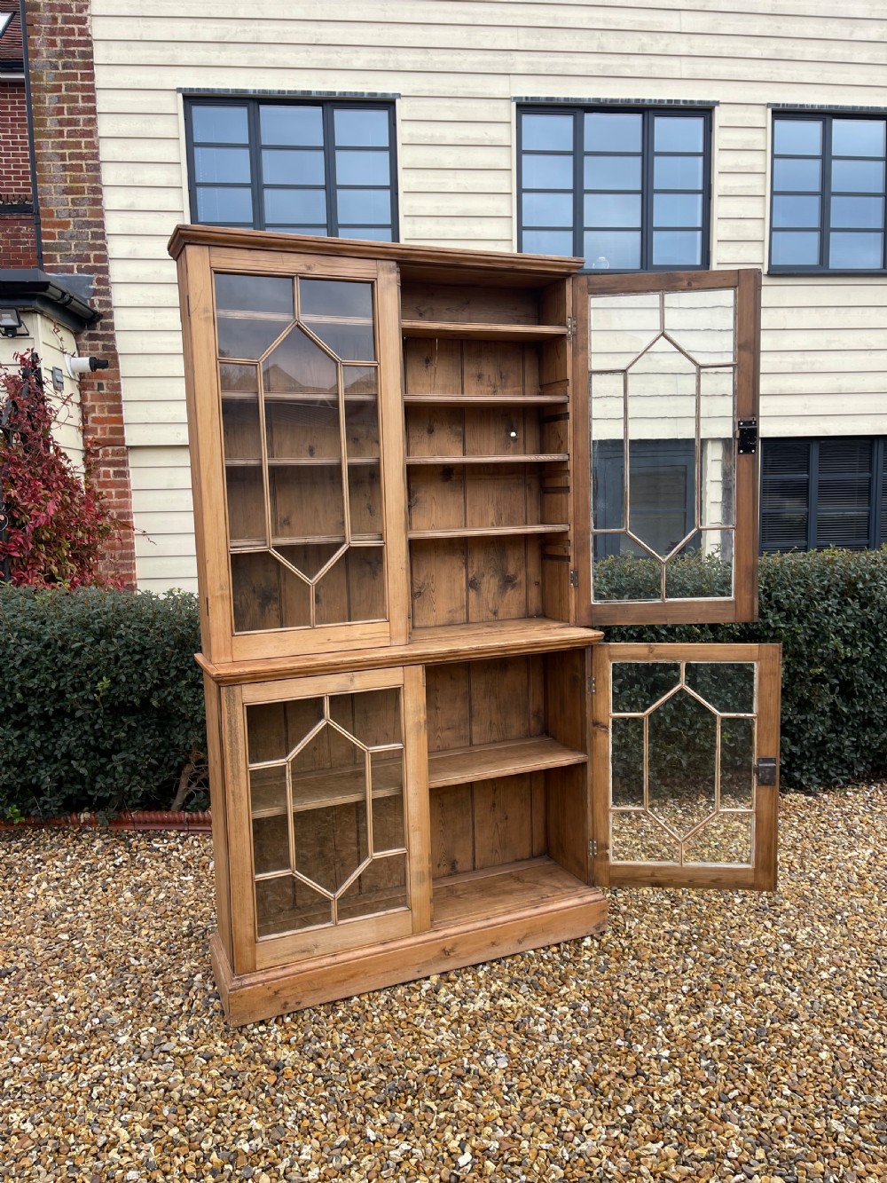 Nineteenth Century pine cupboard  View IV