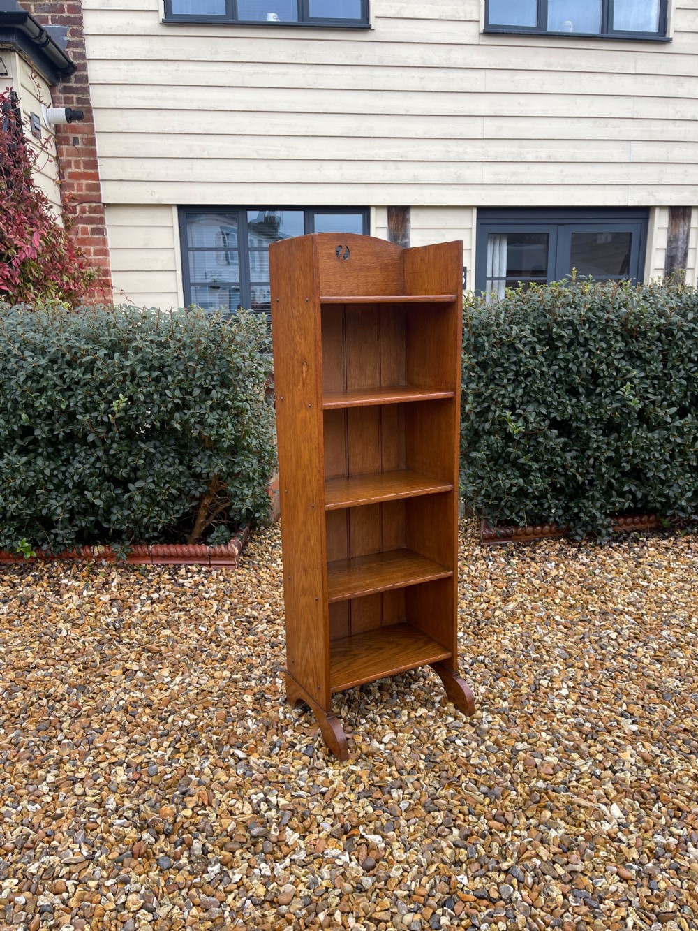 Liberty’s narrow oak bookcase 