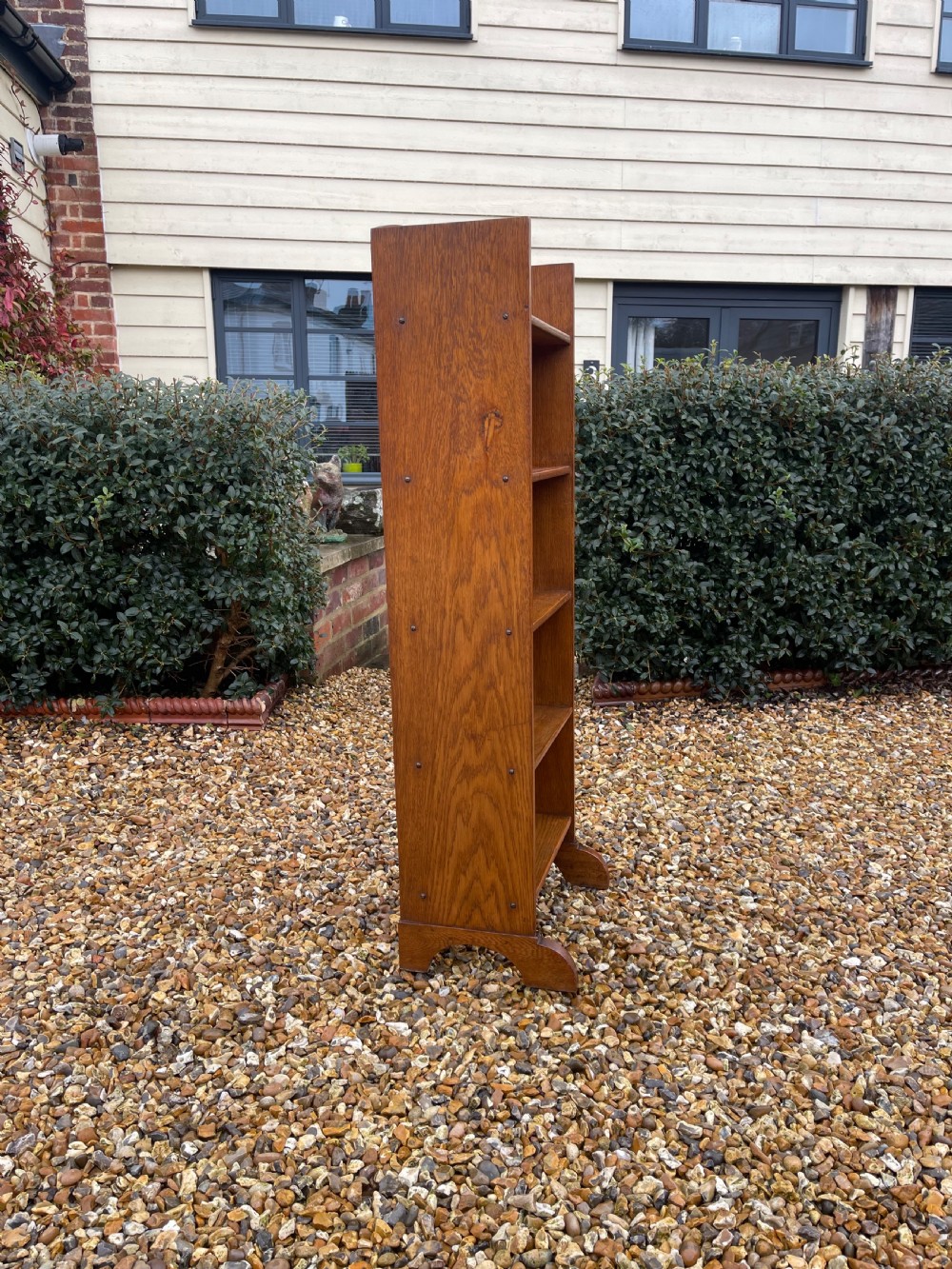 Liberty’s narrow oak bookcase  View II