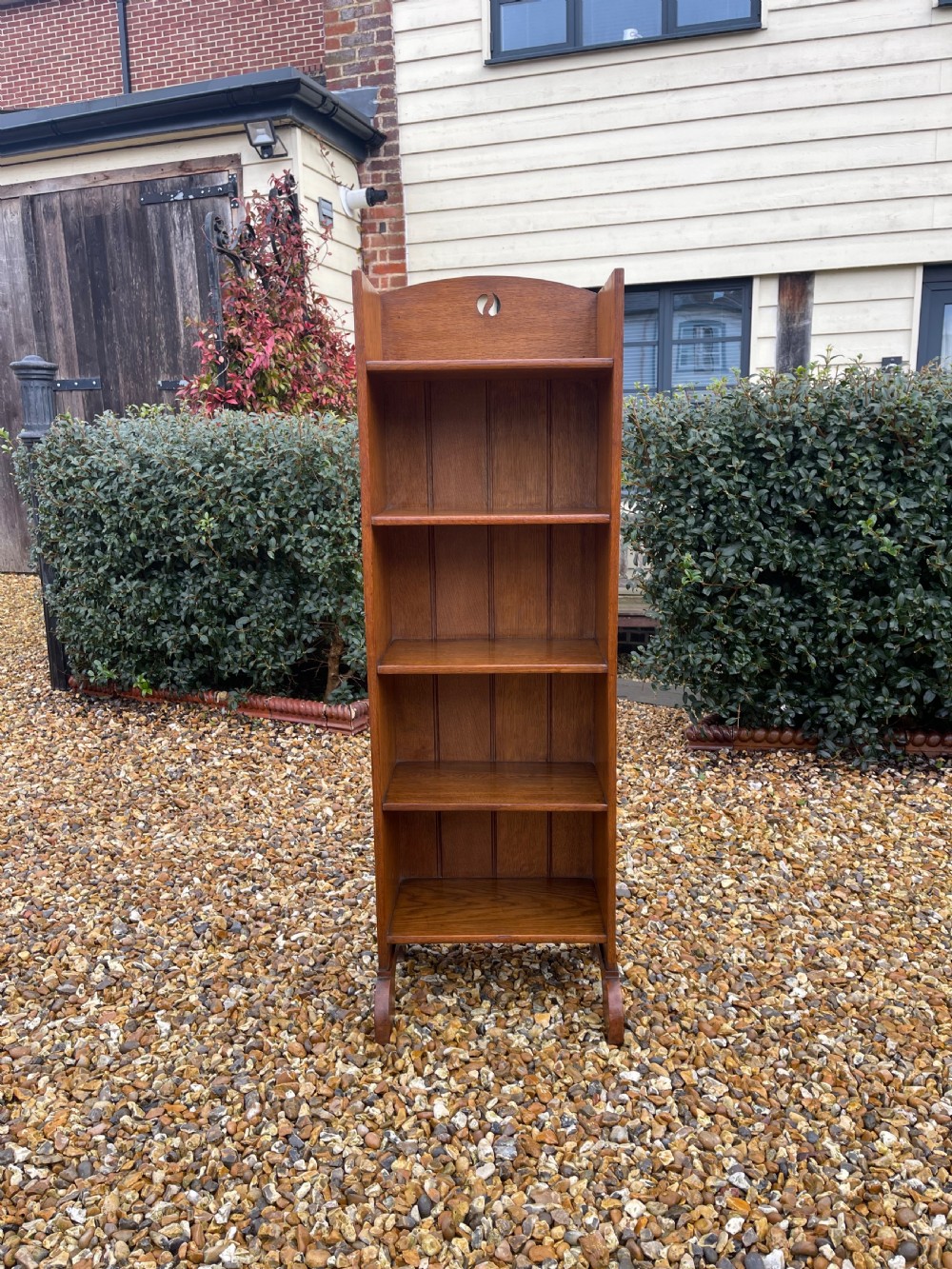 Liberty’s narrow oak bookcase  View V