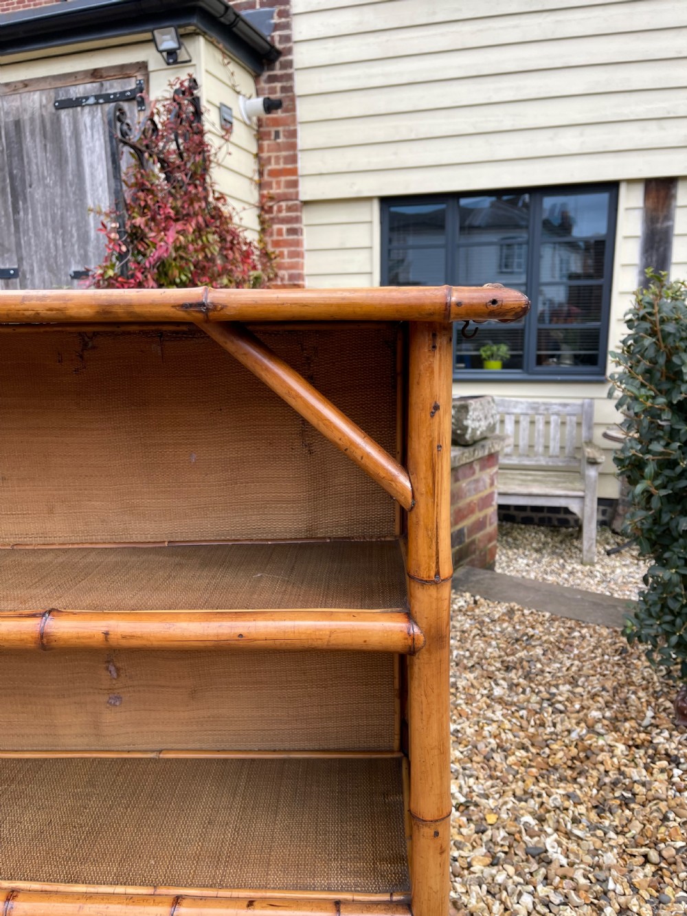 Victorian bamboo bookcase  View IV