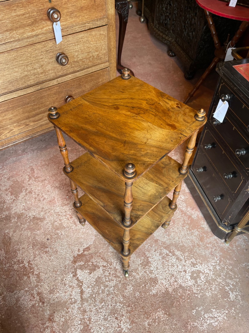 Nineteenth Century walnut whatnot View II