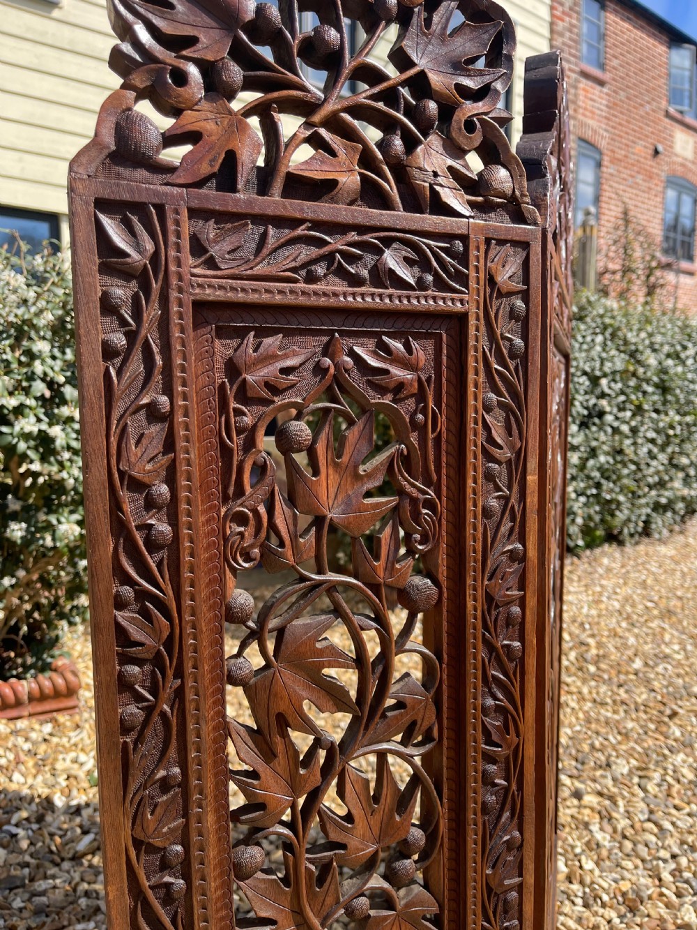 Kashmiri walnut screen  View IV