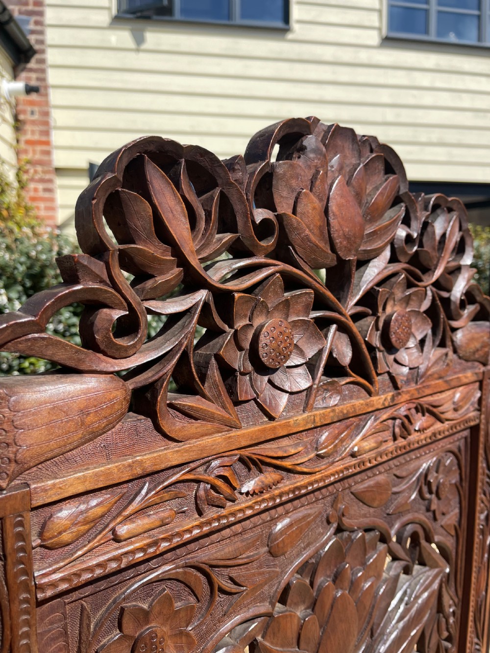Kashmiri walnut screen  View VI