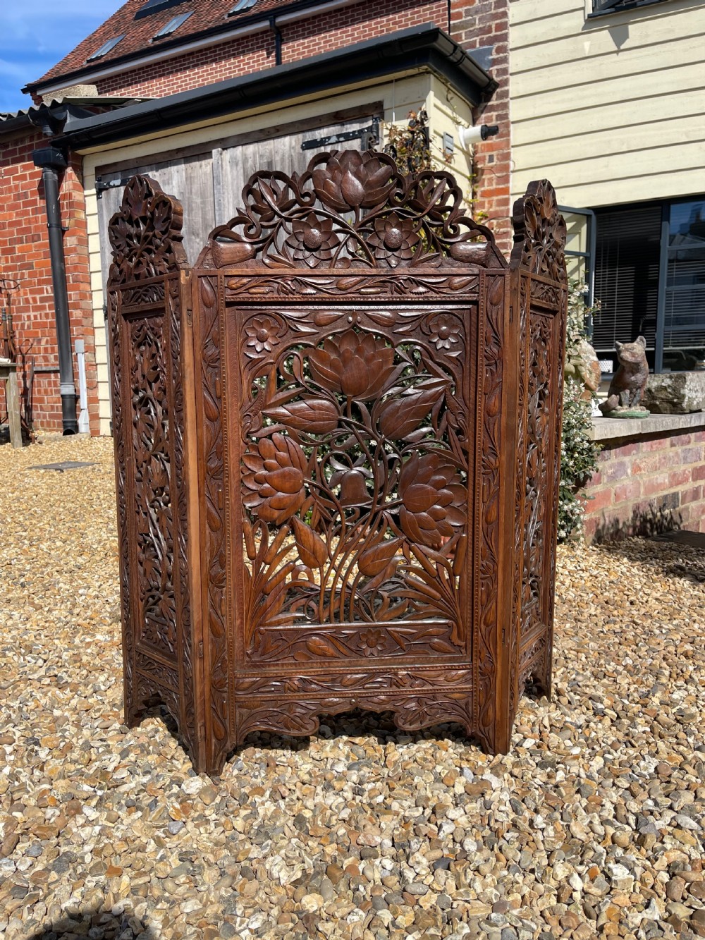 Kashmiri walnut screen  View VII