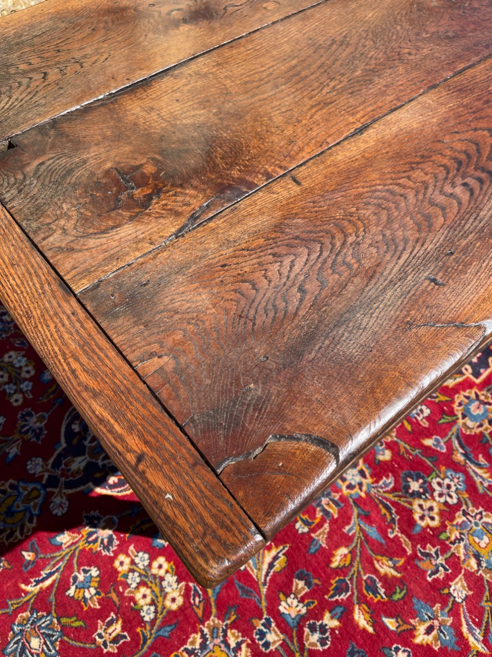 Antique oak table View II
