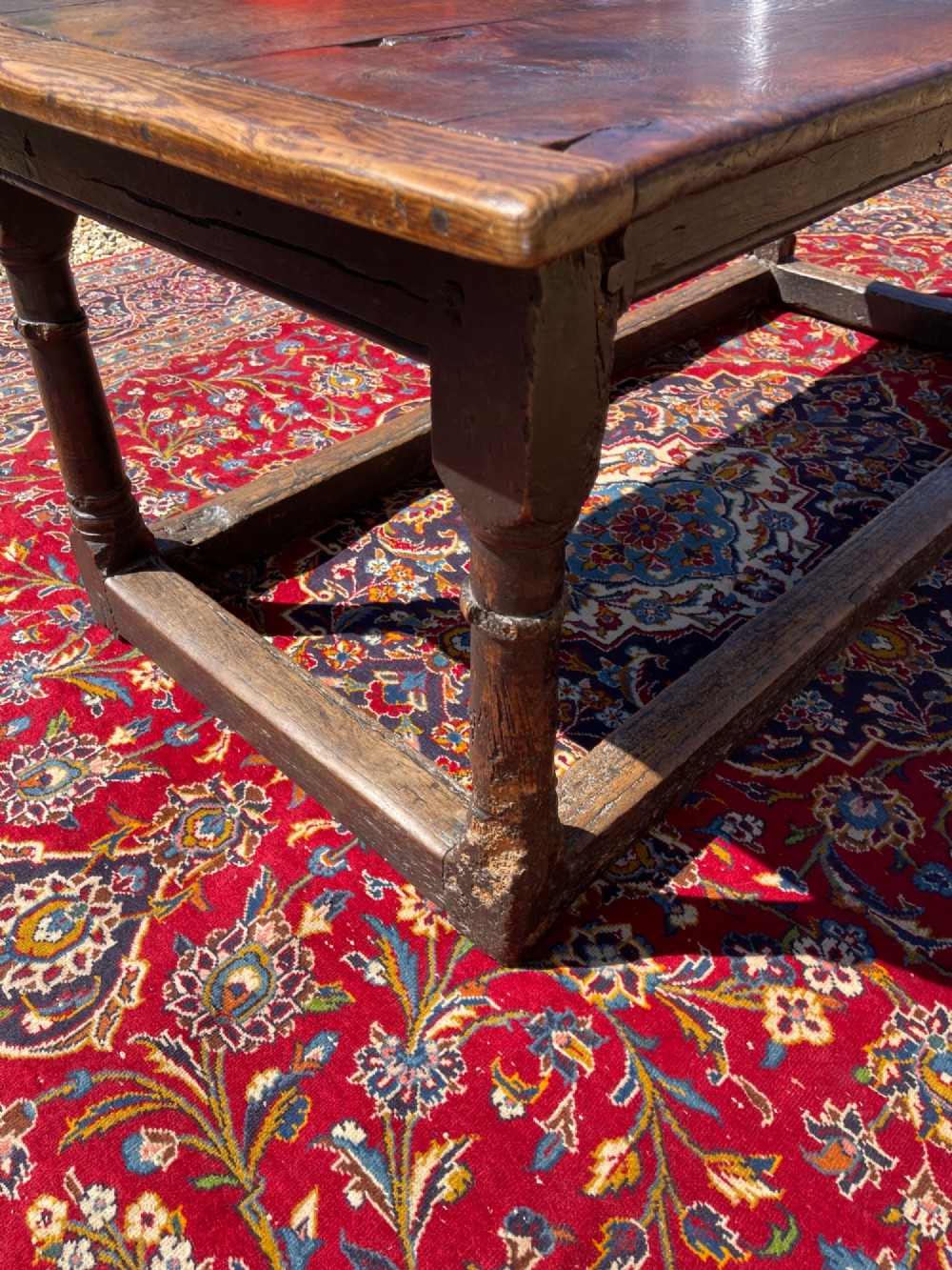 Antique oak table View III