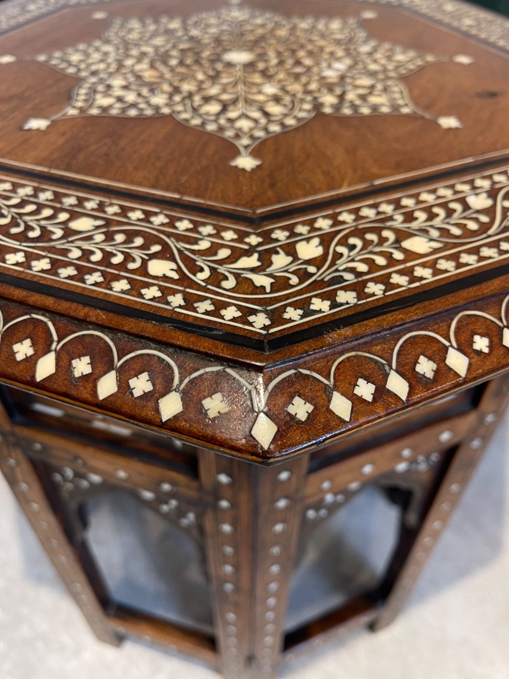 Nineteenth Century Hoshiarpur table View V