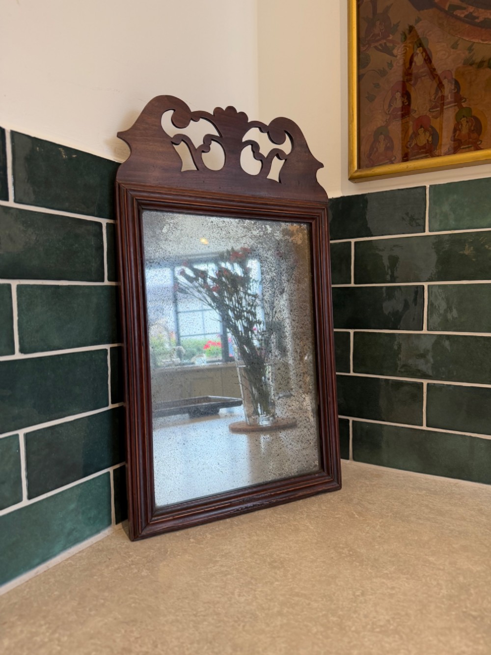 Georgian mahogany mirror