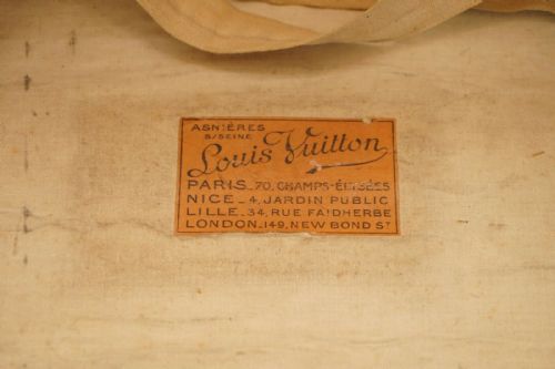 FULLY RESTORED 1920 LOUIS VUITTON FRANCE WARDROBE STEAMER TRUNK STENCIL MONOGRAM - ADDITIONAL PHOTO 8