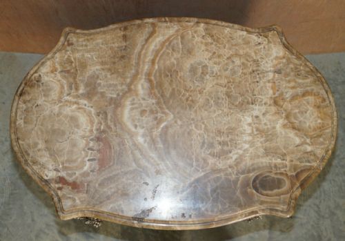 RARE COLLECTABLE GERMAIN LANDRIN CIRCA 1750 FRENCH MARBLE KINGWOOD SIDEBOARD - ADDITIONAL PHOTO 4