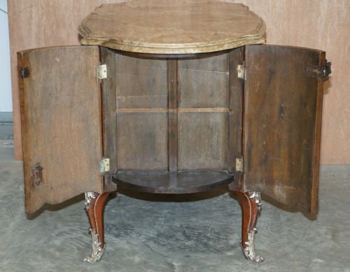 RARE COLLECTABLE GERMAIN LANDRIN CIRCA 1750 FRENCH MARBLE KINGWOOD SIDEBOARD - ADDITIONAL PHOTO 6