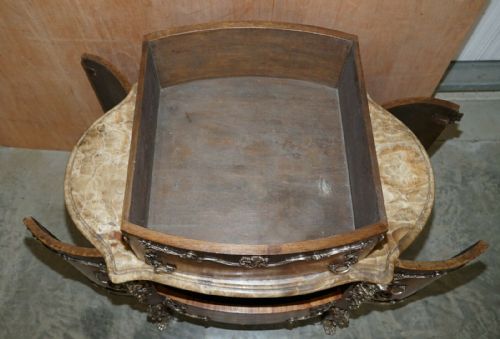 RARE COLLECTABLE GERMAIN LANDRIN CIRCA 1750 FRENCH MARBLE KINGWOOD SIDEBOARD - ADDITIONAL PHOTO 10