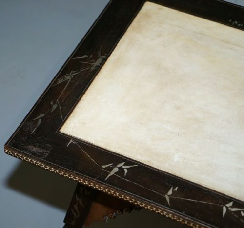 IMPORTANT AND RARE ORIGINAL CIRCA 1900 CARLO BUGATTI OCCASIONAL TABLE EBONISED - ADDITIONAL PHOTO 6