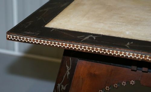 IMPORTANT AND RARE ORIGINAL CIRCA 1900 CARLO BUGATTI OCCASIONAL TABLE EBONISED - ADDITIONAL PHOTO 8
