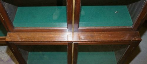 RARE SET OF FOUR OXFORD LIBRARY VICTORIAN BOOKCASES IN MAHOGANY 412CM WIDE - ADDITIONAL PHOTO 12