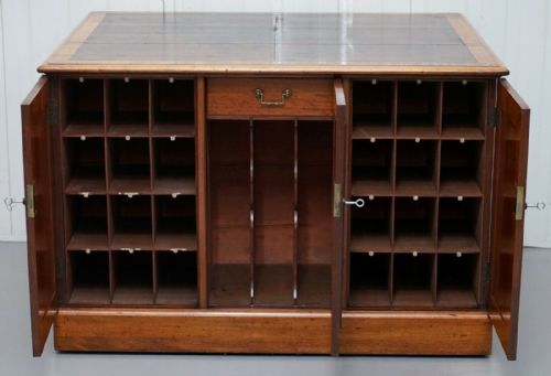 RARE 1794 GEORGE III GILLOWS OF LANCASTER DOUBLE SIDED POSTMASTERS SORTING DESK - ADDITIONAL PHOTO 9