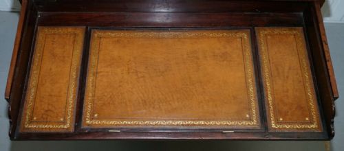 ROBERT GILLOWS II 1790 WRITING LIBRARY MAHOGANY CHEST OF DRAWERS LEATHER SLOPE - ADDITIONAL PHOTO 13