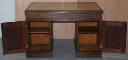 LOVELY GEORGE III CIRCA 1780 DOUBLE SIDED WALNUT PARTNER DESK ORIGINAL HANDLES - ADDITIONAL PHOTO 7