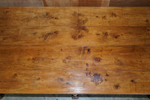 UNIQUE ANTIQUE VICTORIAN 1860 SHIPS REFECTORY DINING TABLE PHOSPHOR BRONZE FEET - ADDITIONAL PHOTO 5