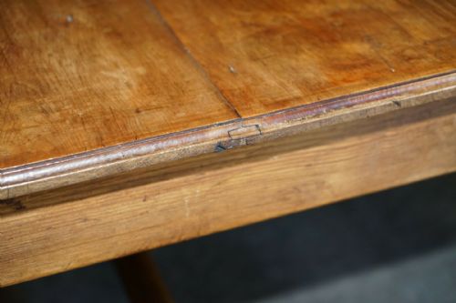 UNIQUE ANTIQUE VICTORIAN 1860 SHIPS REFECTORY DINING TABLE PHOSPHOR BRONZE FEET - ADDITIONAL PHOTO 11
