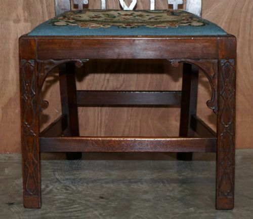 SIX IMPORATANT GEORGE III 1760 THOMAS CHIPPENDALE CHINESE PAGODA DINING CHAIRS - ADDITIONAL PHOTO 9