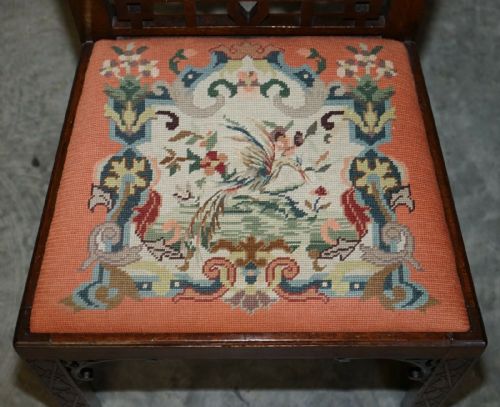 SIX IMPORATANT GEORGE III 1760 THOMAS CHIPPENDALE CHINESE PAGODA DINING CHAIRS - ADDITIONAL PHOTO 11