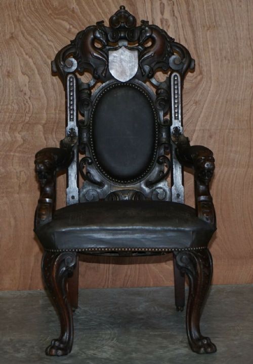 WINSTON CHURCHILL LINKED HARRY WARREN HOUSE EIGHT ANTIQUE DINING CARVER CHAIRS - ADDITIONAL PHOTO 10