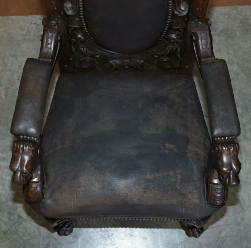WINSTON CHURCHILL LINKED HARRY WARREN HOUSE EIGHT ANTIQUE DINING CARVER CHAIRS - ADDITIONAL PHOTO 11