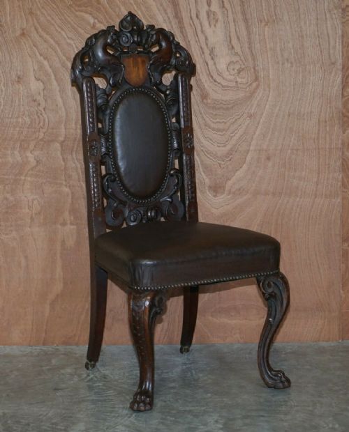 WINSTON CHURCHILL LINKED HARRY WARREN HOUSE EIGHT ANTIQUE DINING CARVER CHAIRS - ADDITIONAL PHOTO 13