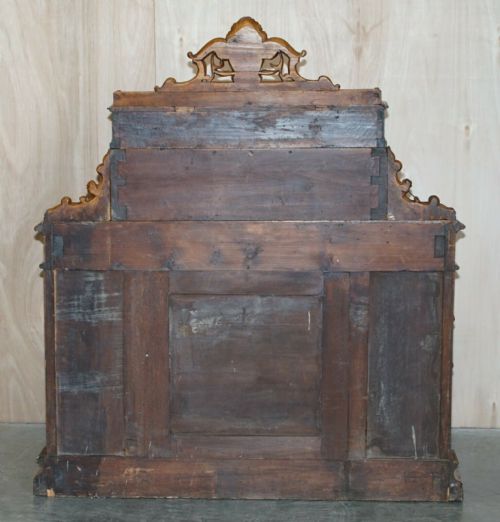 ANTIQUE WALNUT MUSEUM QUALITY EXHIBITION HAND CARVED ITALIAN DAVENPORT DESK - ADDITIONAL PHOTO 8
