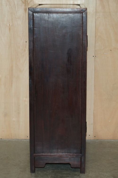 ANTIQUE CHINESE DRAGON CARVED ZITAN SIJIANGUI COMPOUND CABINET CUPBOARD CIRCA 1900 - ADDITIONAL PHOTO 9