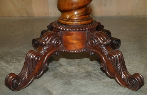 IMPORTANT ANTIQUE 1830 WILLIAM IV PIETRA DURA SPECIMEN MARBLE CENTRE TABLE - ADDITIONAL PHOTO 4