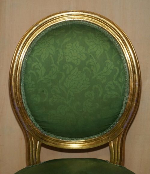 EIGHT ANTIQUE LOUIS XVI STYLE DINING CHAIRS FROM LADY DIANA'S SPENCER HOUSE 8 - ADDITIONAL PHOTO 8