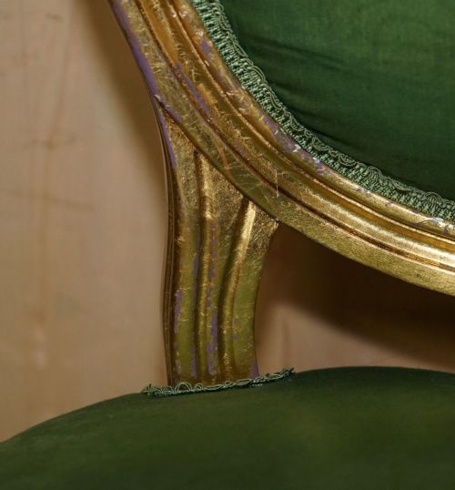EIGHT ANTIQUE LOUIS XVI STYLE DINING CHAIRS FROM LADY DIANA'S SPENCER HOUSE 8 - ADDITIONAL PHOTO 9
