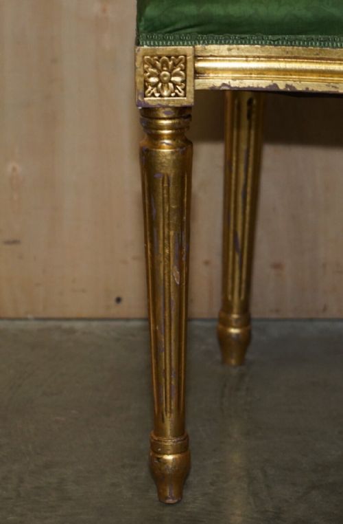 EIGHT ANTIQUE LOUIS XVI STYLE DINING CHAIRS FROM LADY DIANA'S SPENCER HOUSE 8 - ADDITIONAL PHOTO 10