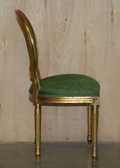 EIGHT ANTIQUE LOUIS XVI STYLE DINING CHAIRS FROM LADY DIANA'S SPENCER HOUSE 8 - ADDITIONAL PHOTO 13