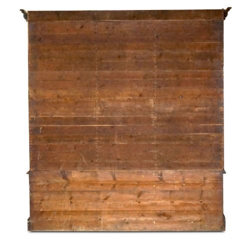 MONUMENTAL 29 METER TALL ANTIQUE VICTORIAN MAHOGANY ASTRAL GLAZED BOOKCASE - ADDITIONAL PHOTO 2