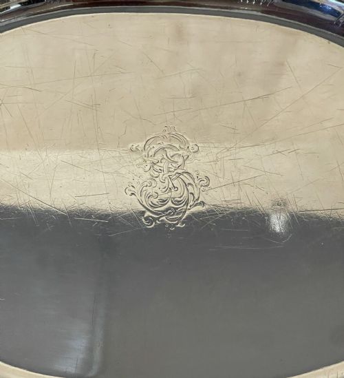 SUPER COLLECTABLE WORLD FAIR CHICAGO 1893 ANTIQUE TIFFANY CO STERLING TRAY - ADDITIONAL PHOTO 3