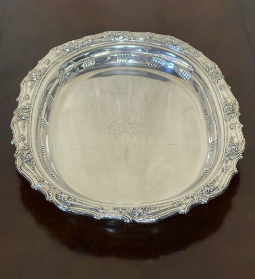 SUPER COLLECTABLE WORLD FAIR CHICAGO 1893 ANTIQUE TIFFANY CO STERLING TRAY - ADDITIONAL PHOTO 4