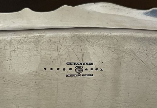 SUPER COLLECTABLE WORLD FAIR CHICAGO 1893 ANTIQUE TIFFANY CO STERLING TRAY - ADDITIONAL PHOTO 7