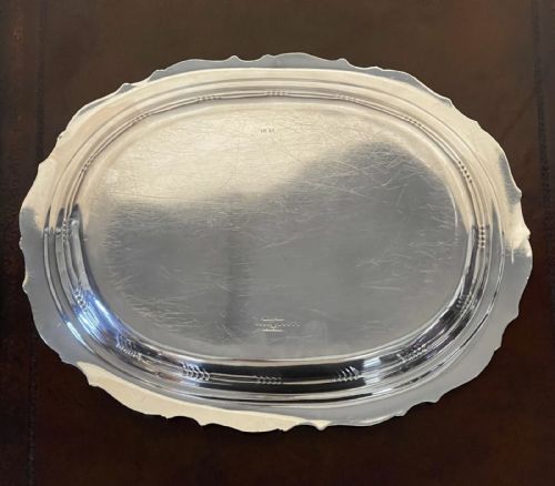 SUPER COLLECTABLE WORLD FAIR CHICAGO 1893 ANTIQUE TIFFANY CO STERLING TRAY - ADDITIONAL PHOTO 8