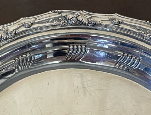 SUPER COLLECTABLE WORLD FAIR CHICAGO 1893 ANTIQUE TIFFANY CO STERLING TRAY - ADDITIONAL PHOTO 9