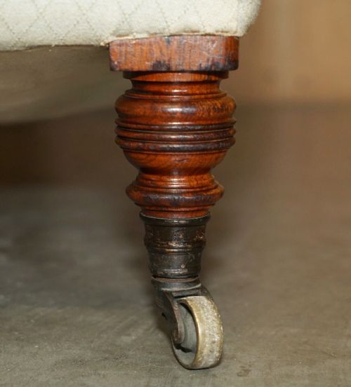 RARE ORIGINAL VICTORIAN HOWARD SONS BRIDGEWATER ARMCHAIR PERIOD UPHOLSTERY - ADDITIONAL PHOTO 20