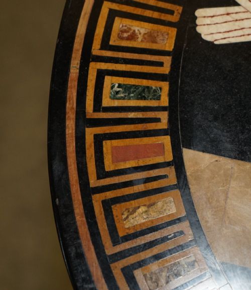 IMPORTANT ANTIQUE GRAND TOUR PIETRA DURA BIRDS SPECIMEN MARBLE CENTRE TABLE - ADDITIONAL PHOTO 11