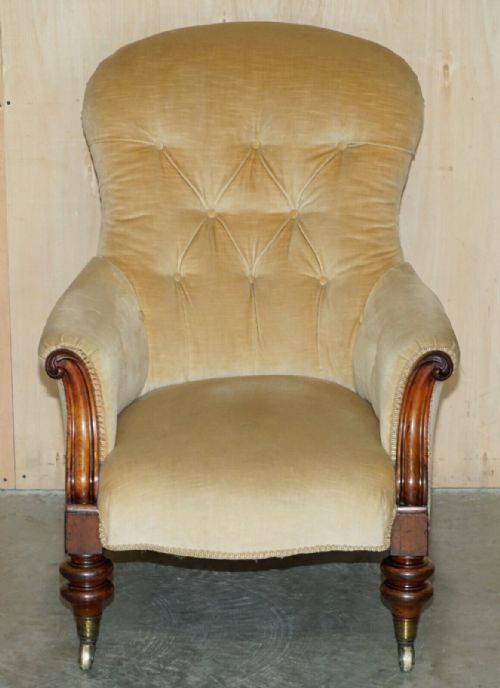 IMPORTANT PAIR OF ROYAL STAMPED JOHNSTONE JEANES CROWN ESTATE MADE ARMCHAIRS - ADDITIONAL PHOTO 7