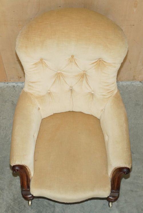 IMPORTANT PAIR OF ROYAL STAMPED JOHNSTONE JEANES CROWN ESTATE MADE ARMCHAIRS - ADDITIONAL PHOTO 13