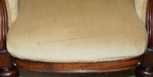 IMPORTANT PAIR OF ROYAL STAMPED JOHNSTONE JEANES CROWN ESTATE MADE ARMCHAIRS - ADDITIONAL PHOTO 19